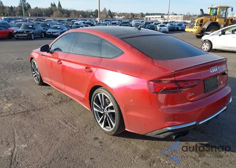 2020 Audi S5 Sportback Premium Plus Tfsi Quattro Tiptronic z USA, uszkodzony, nr VIN WAUC4CF57LA019954